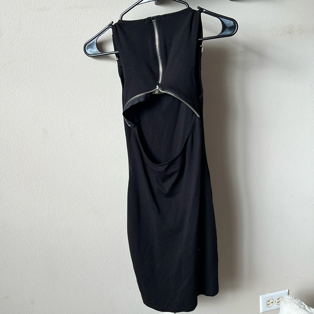 KILLSTAR buckle, zipper back, bodycon dress